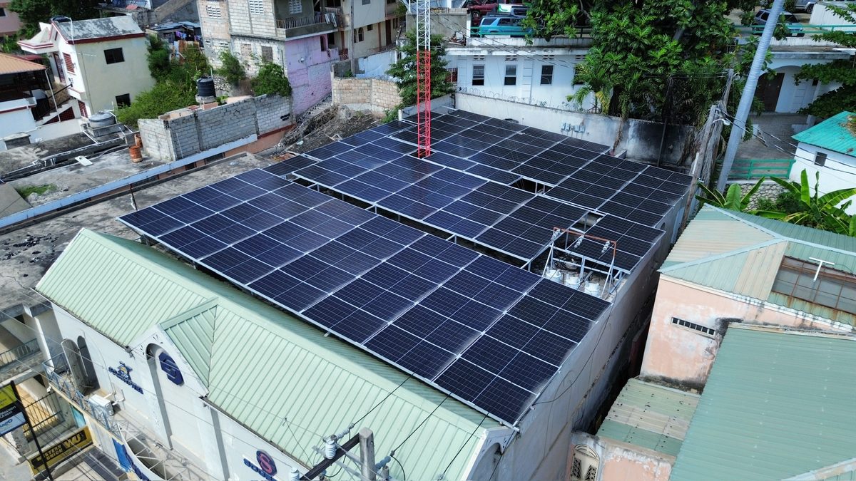 HGS solar installation in Haiti 10