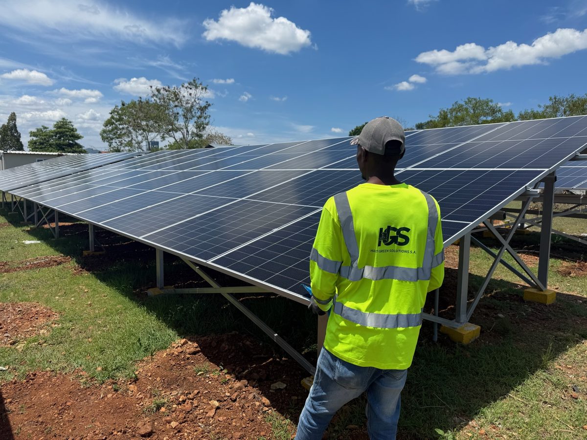 HGS solar installation in Haiti 13