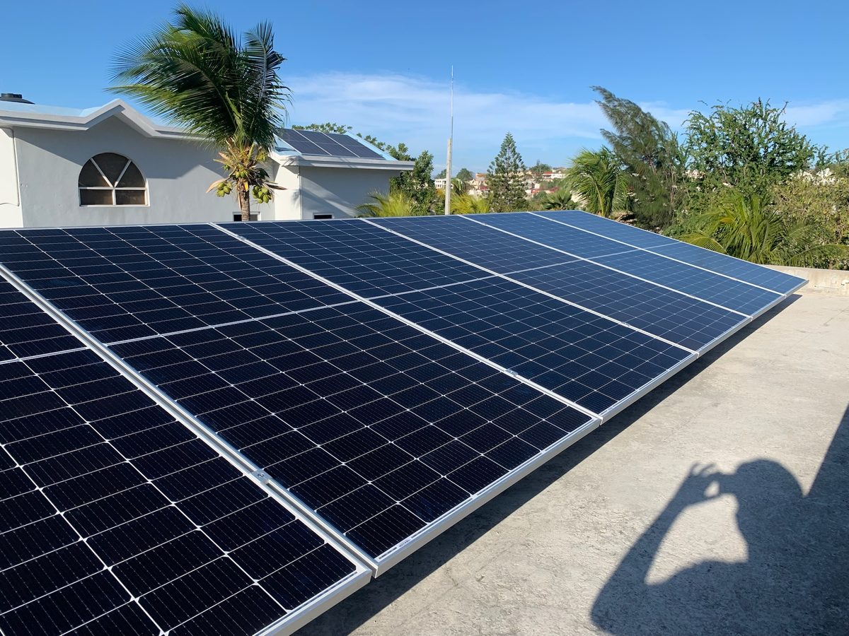 HGS solar installation in Haiti 14