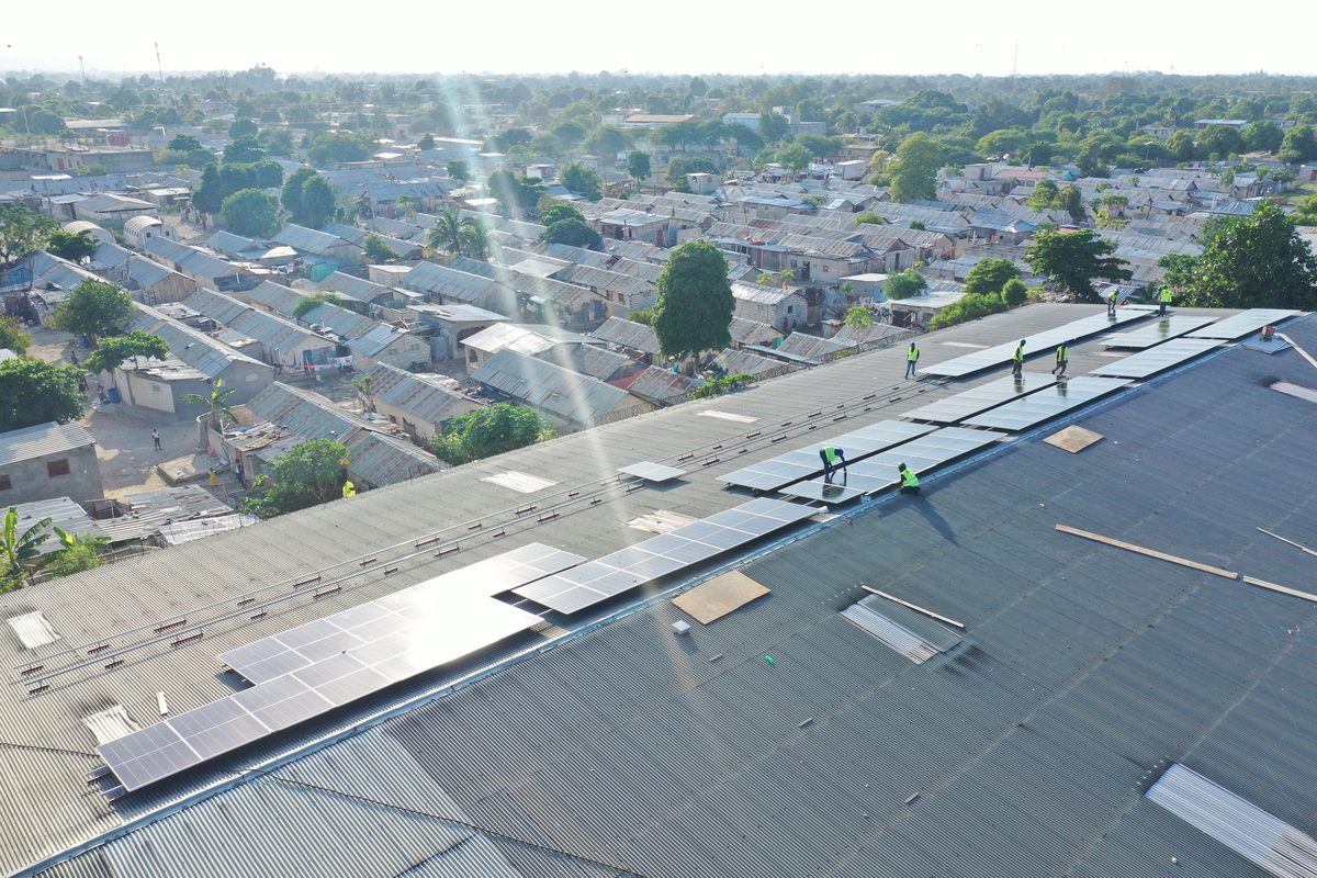 HGS solar installation in Haiti 15