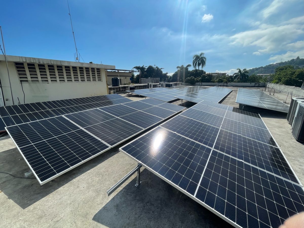 HGS solar installation in Haiti 17