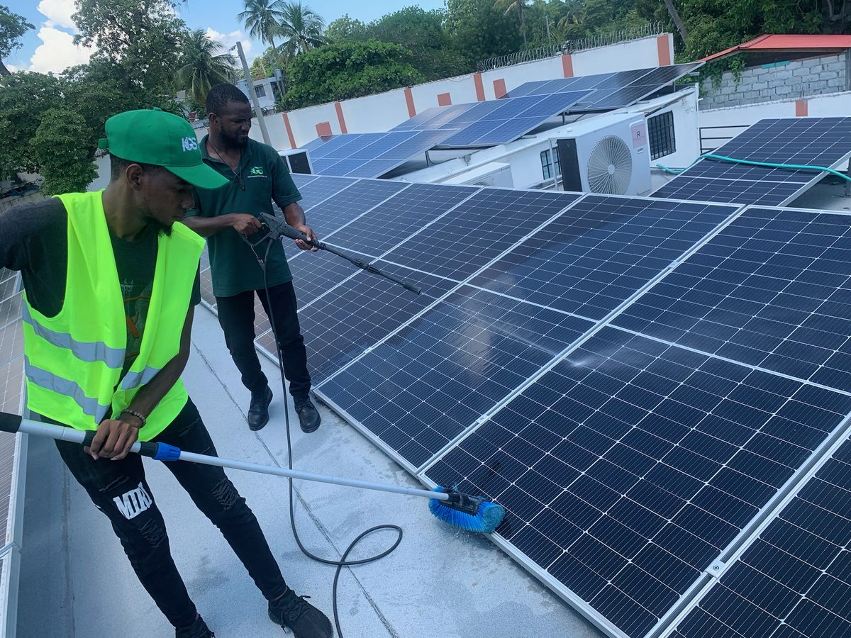 HGS solar installation in Haiti 18