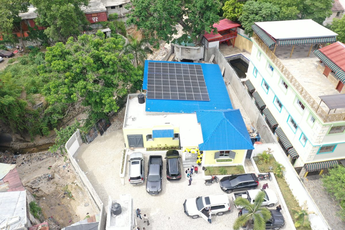 HGS solar installation in Haiti 2