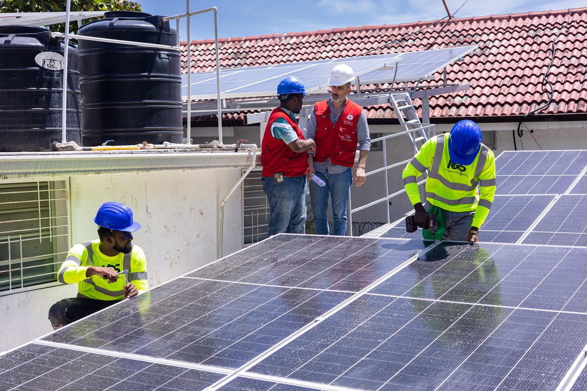 HGS solar installation in Haiti 3
