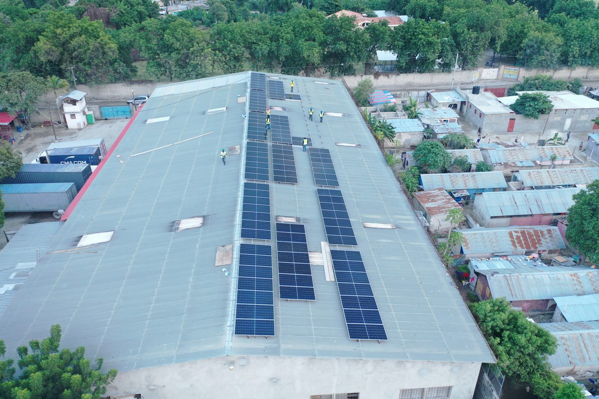 HGS solar installation in Haiti 4