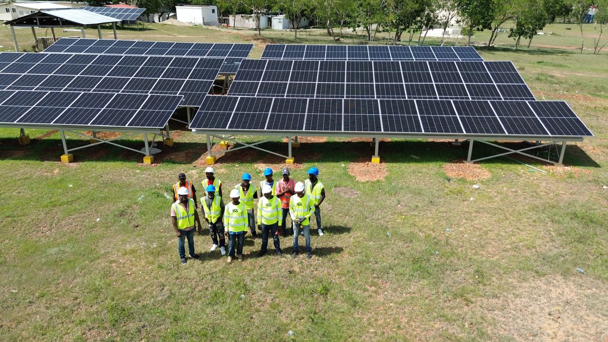 HGS solar installation in Haiti 7