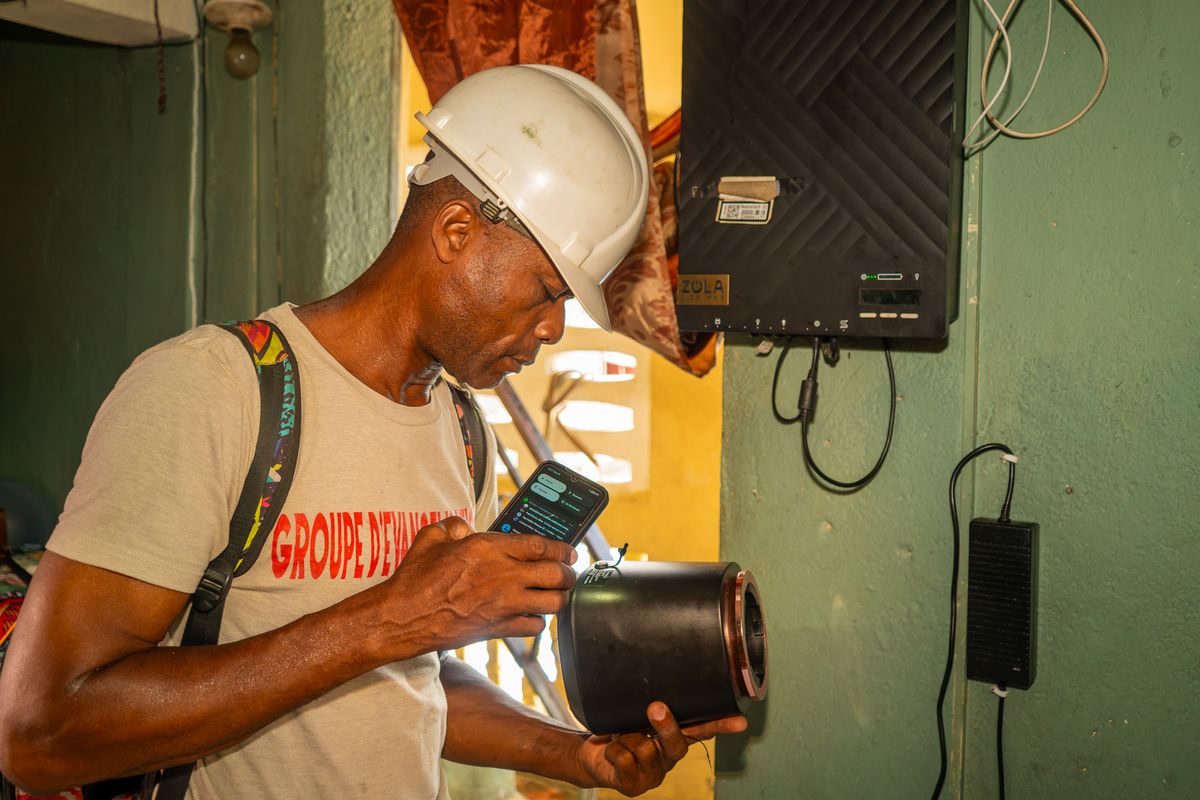 HGS solar installation in Haiti 16