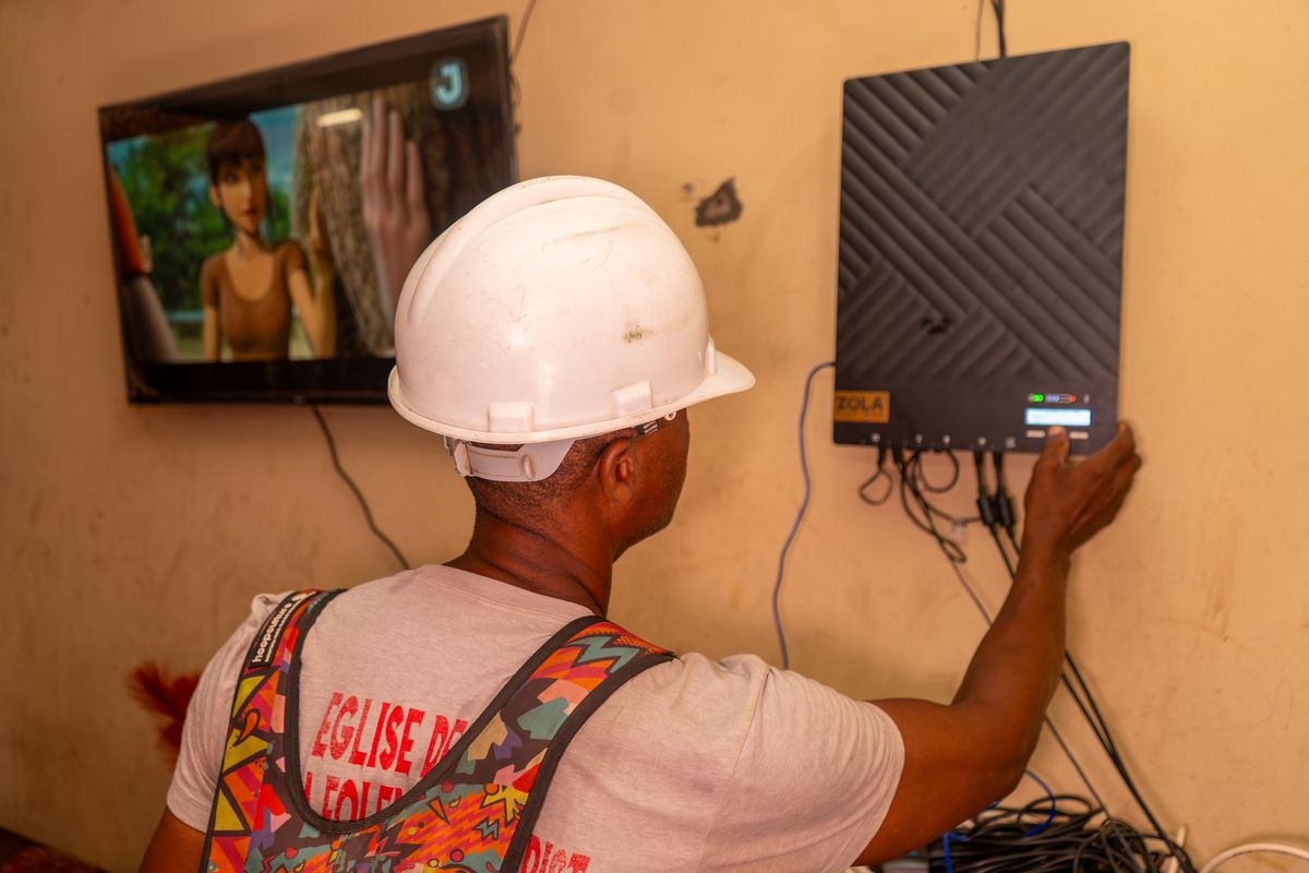 HGS solar installation in Haiti 3
