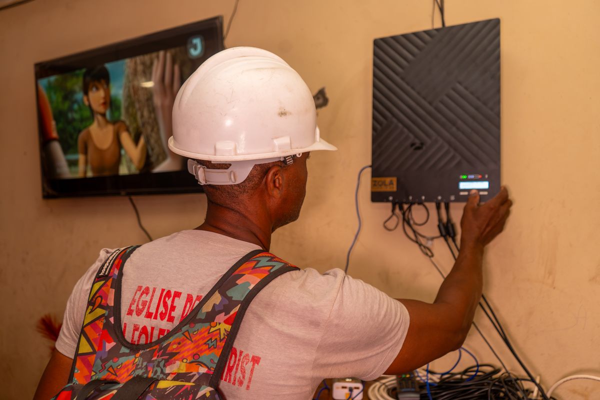 HGS solar installation in Haiti 4