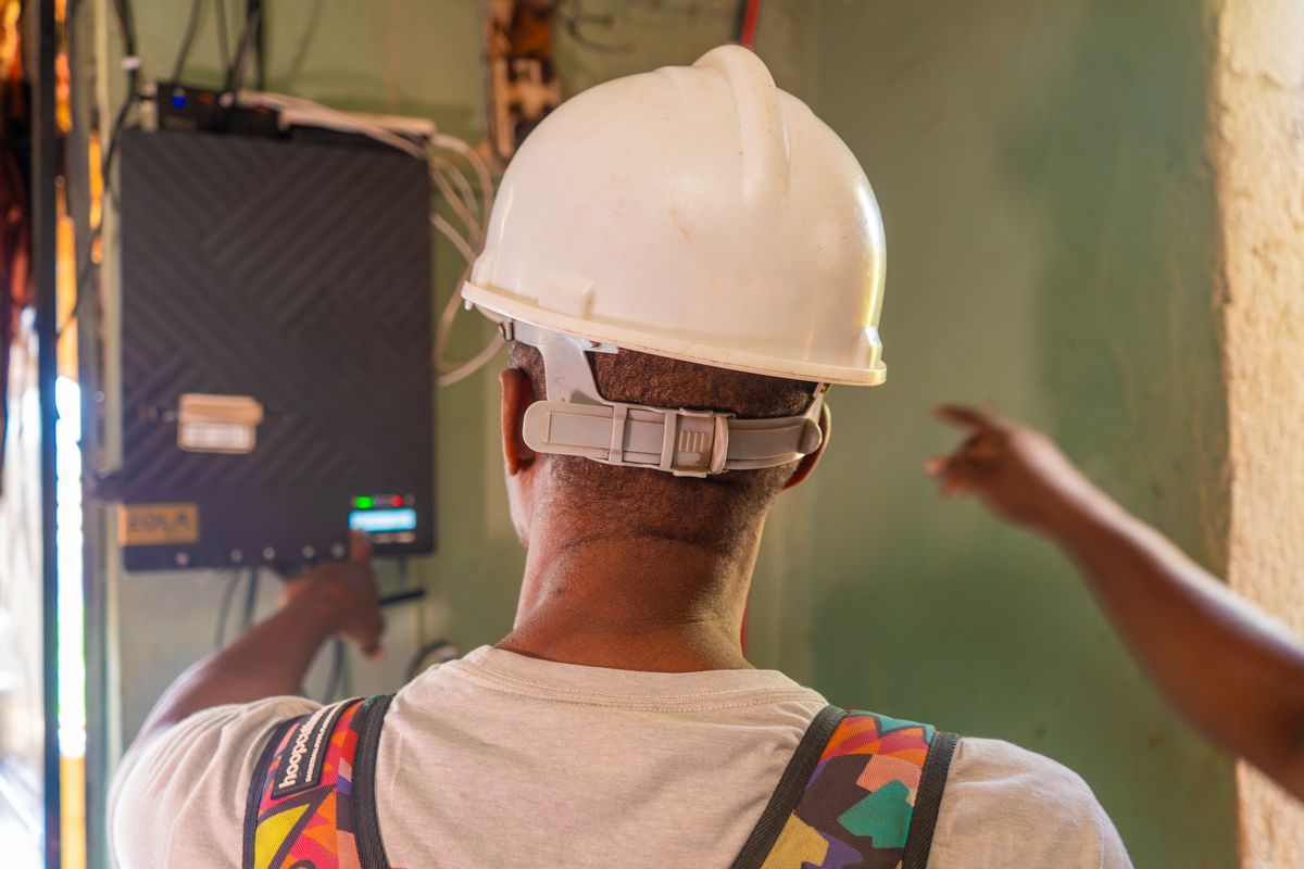 HGS solar installation in Haiti 6