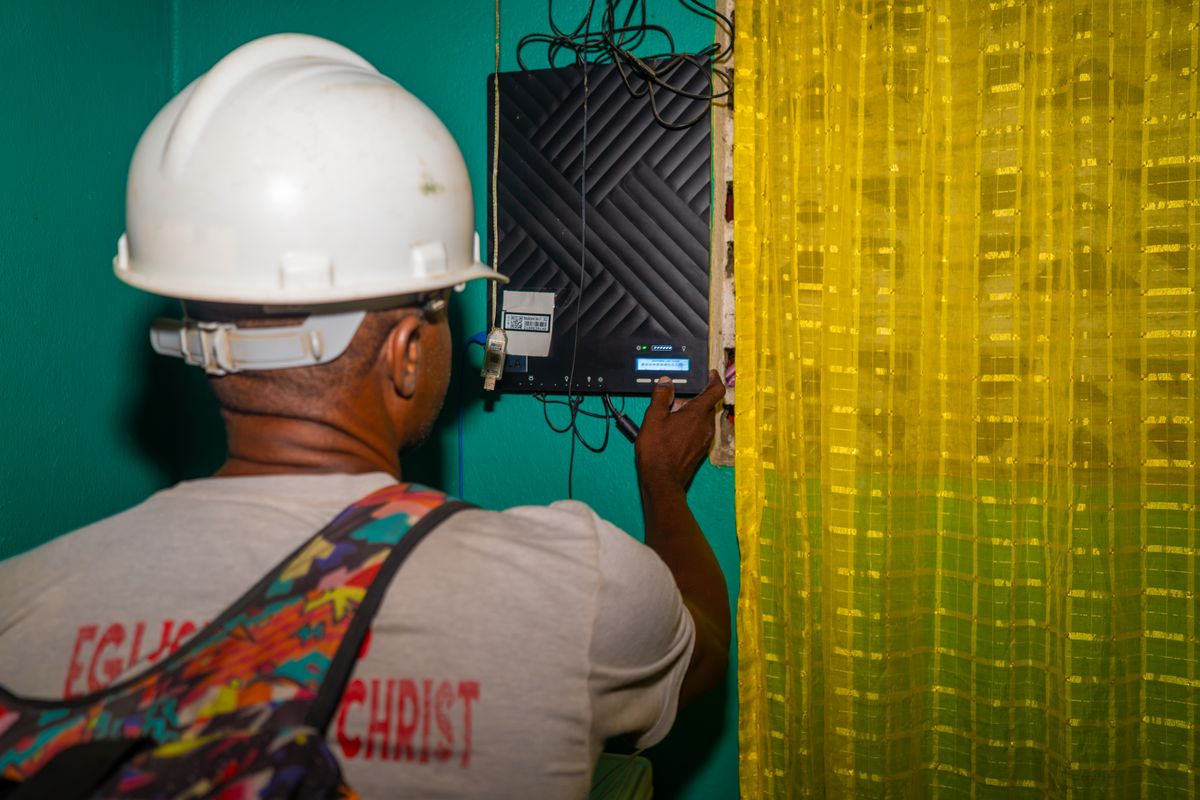 HGS solar installation in Haiti 9